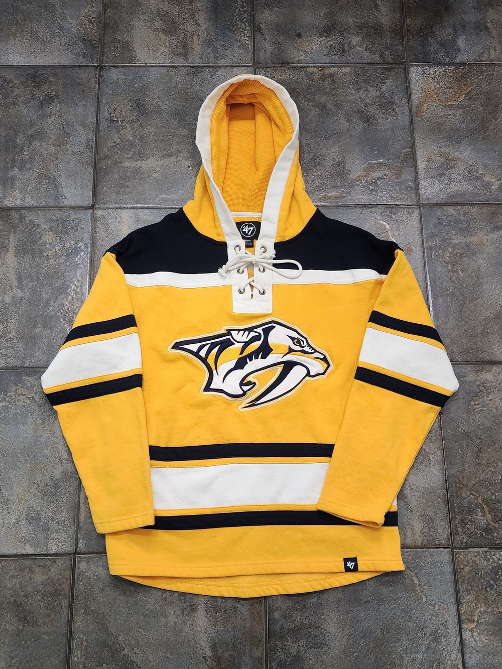Nashville Predators '47 Filip Forsberg #9 Men's Small Superior Lacer Hoodie
